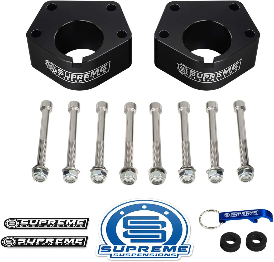 Supreme Suspensions - 2" Front Leveling Lift Kit For 1986-1995 IFS 4Runner [2WD + 4WD] • 1993-1998 IFS T100 [4WD] • 1986-1995 IFS Pickup [4WD] - Microfiber Cleaning Towel Included with Purchase