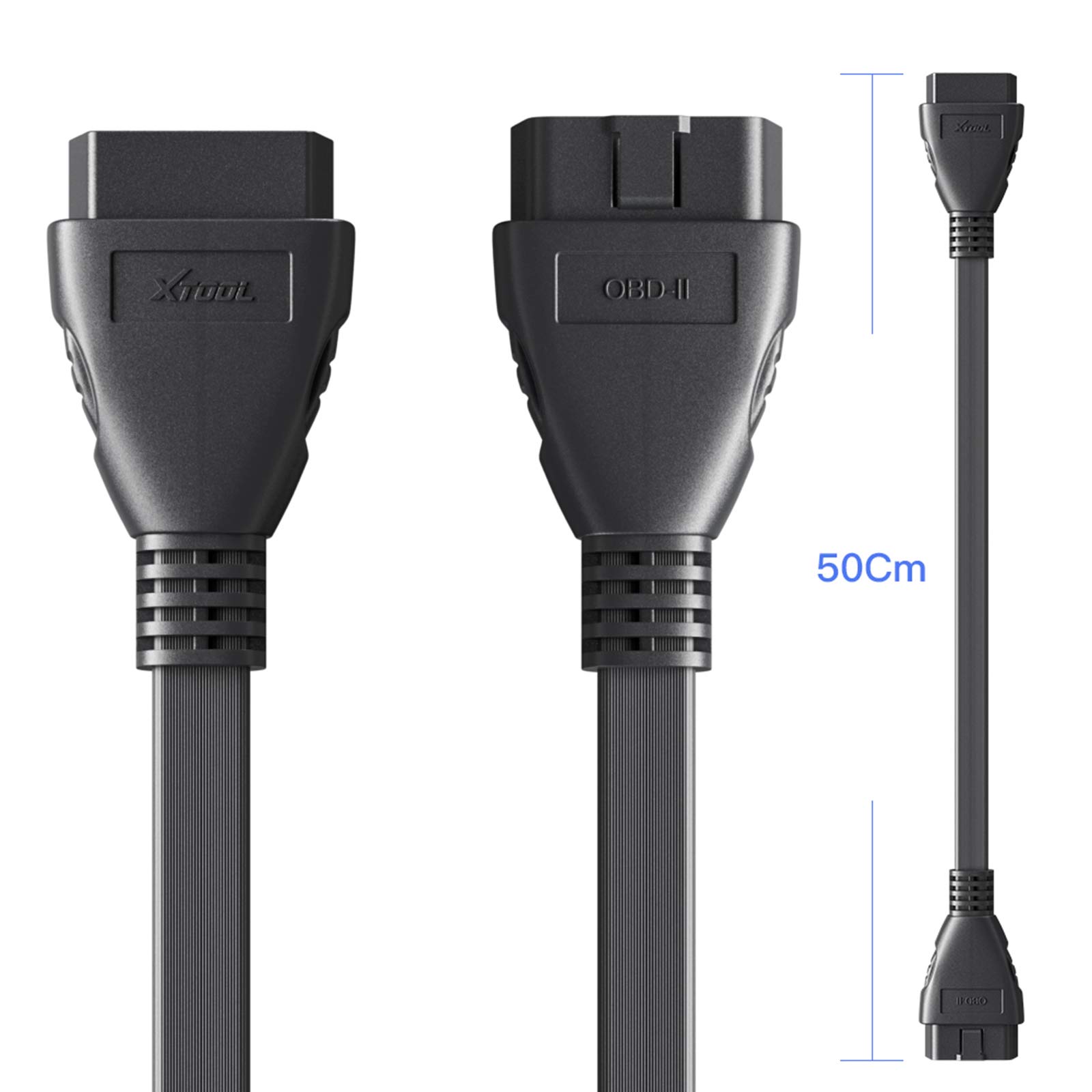 XTOOL OBD2 Extension Cable 1.64ft 16 Pin Male to Female Universal