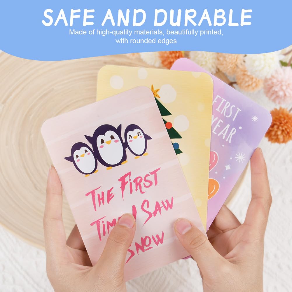 HAGOT 50 Baby Milestone Cards in Gift Box - Image 4