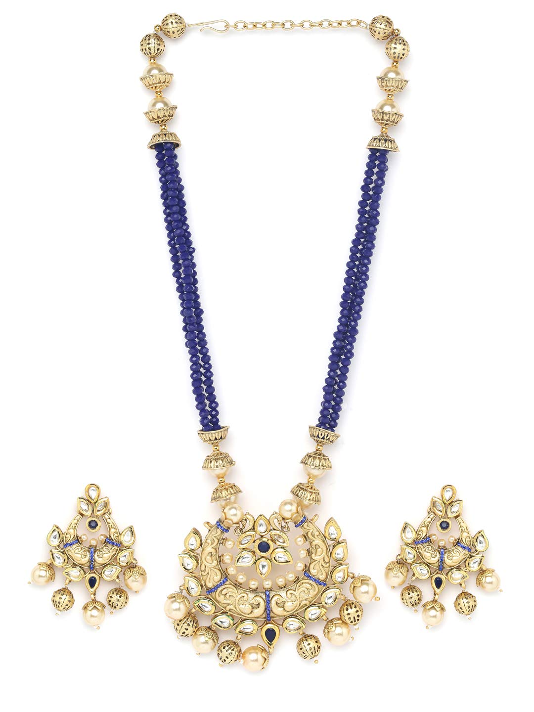 PANASH Jewellery Set for Women (Golden) (PIAM195NK1176)