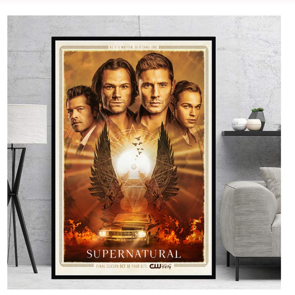 Poster Supernatural Season 15 Tv Series Show 2019 Movie Poster