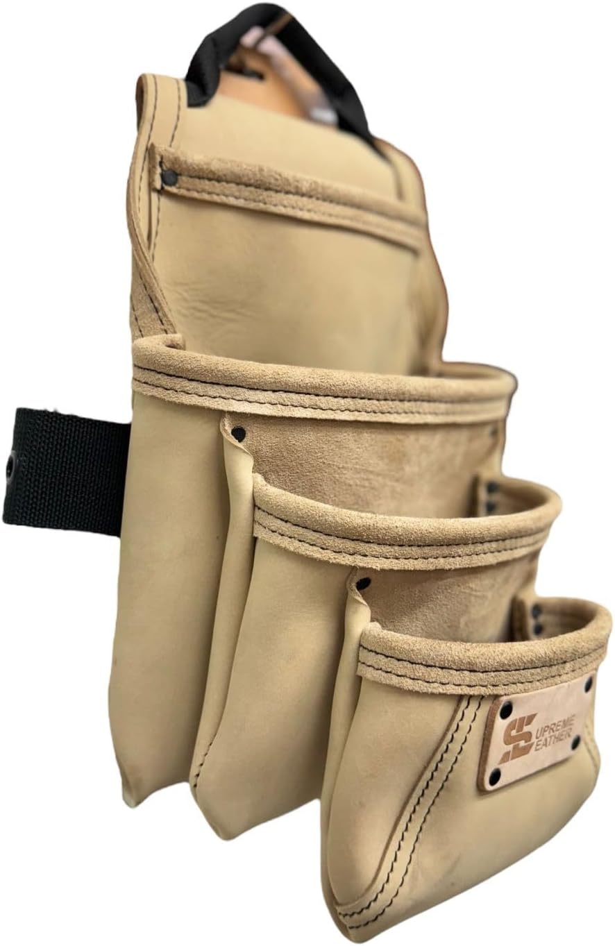 Supreme Leather 4 Pocket Tool Pouch