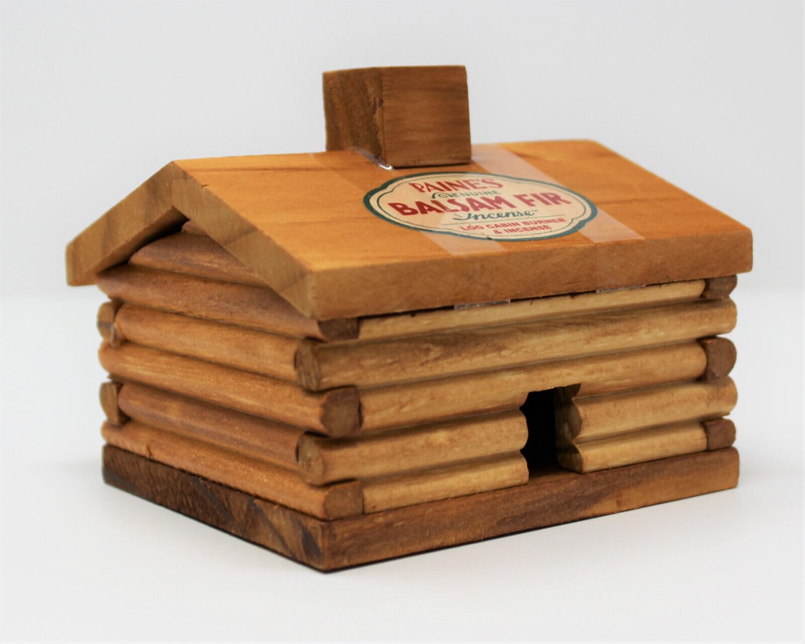Amazon.com: Paine's Log Cabin Incense Burner: Large 4'' x 3.5'' + 10 Fir  Balsam Logs! : Home u0026 Kitchen