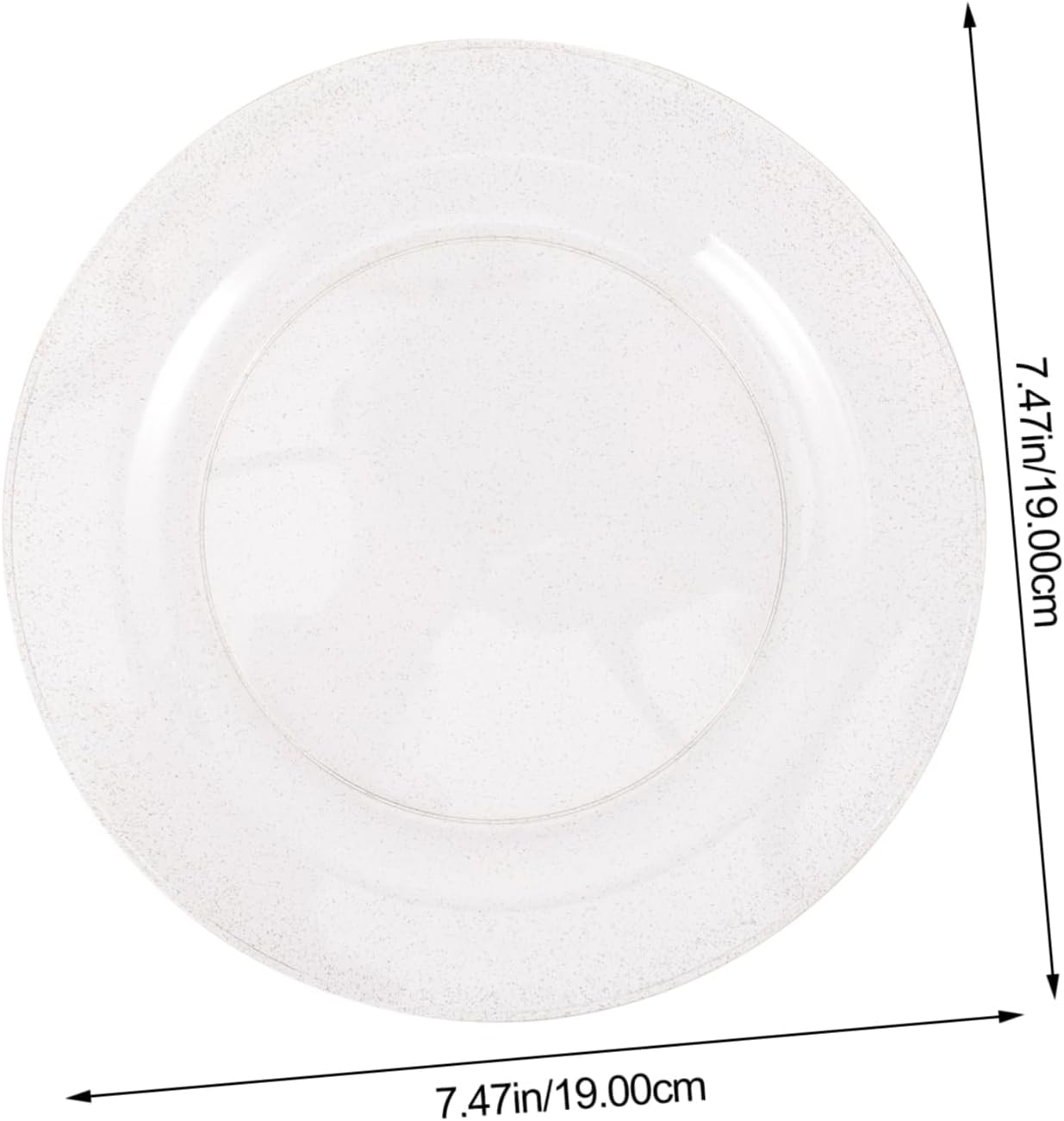 FOMIYES 25pcs Glitter Disposable Dessert Plates Decorative Serving Plates for Parties Camping and Celebrations Elegant Tableware for Festive Atmosphere