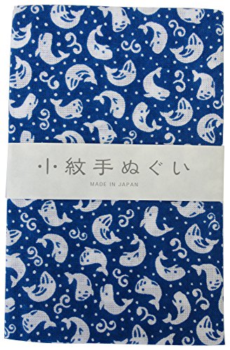 Miyamoto Izumi-koubai Japonais Traditionnel Tenugui Serviettes Petit patternwhale