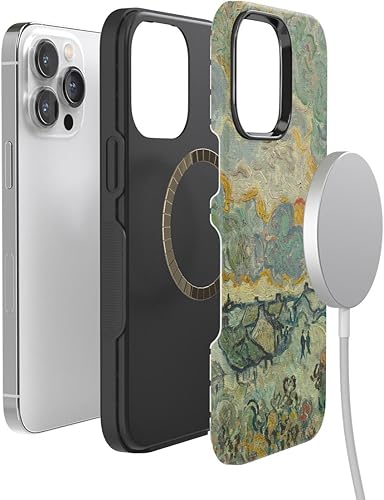 Vista 1631 de Casely - Funda para iPhone 14 Pro Max, Viva La Vida, Frida Kahlo Floral Collage, compatible con MagSafe 10 Frida Kahlo Viva La Vida Collage