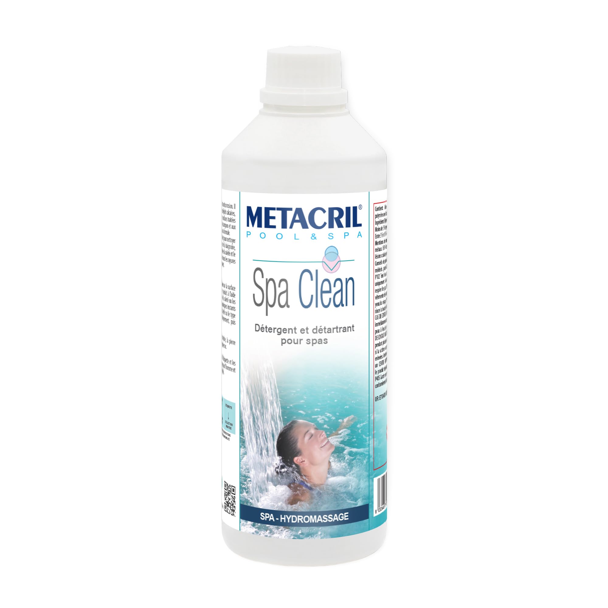 Metacril Spa Clean Nettoyant pour spas et Bains à remous 1 Litre