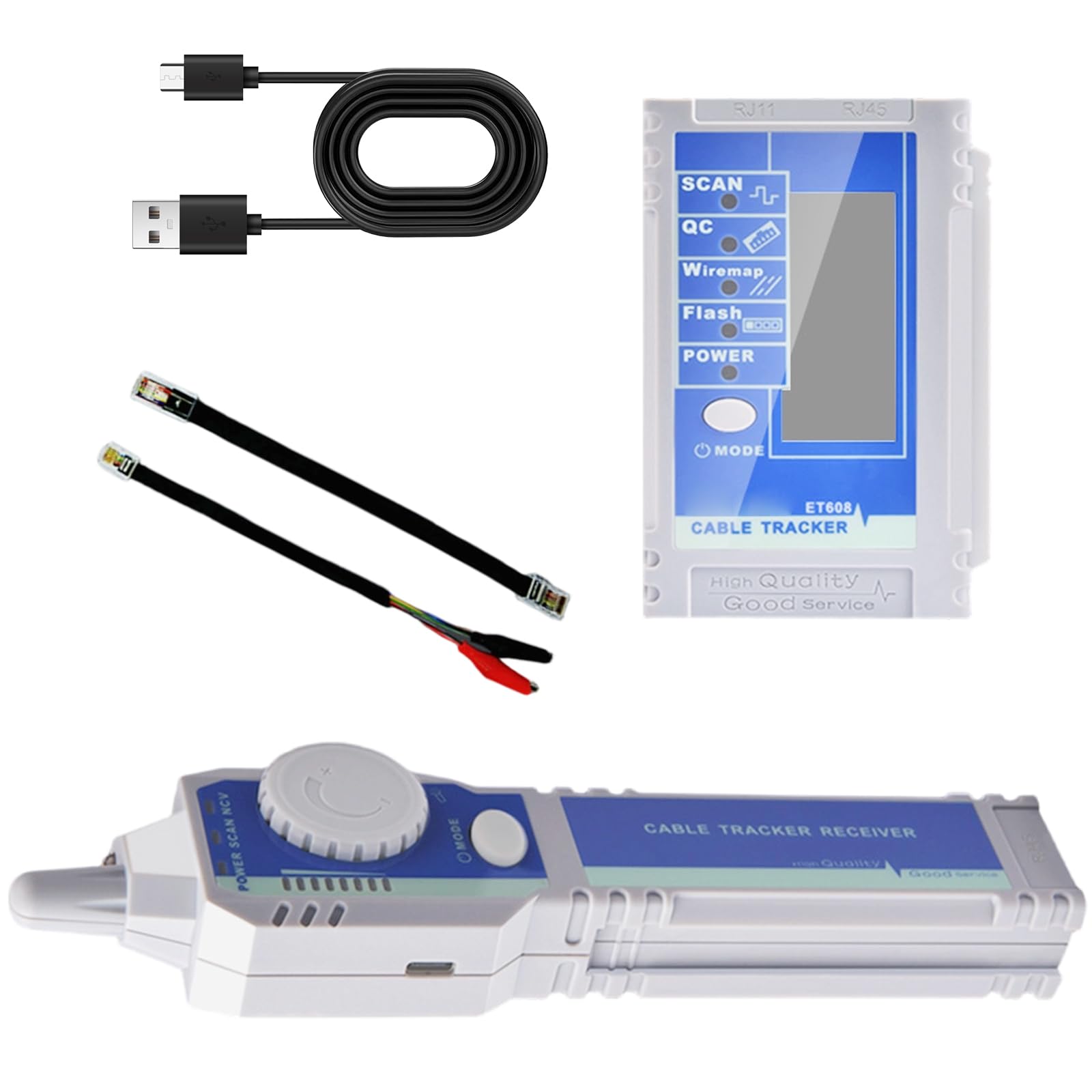 Vérificateur de câbles avec diagnostic automatique pour la gestion de réseaux