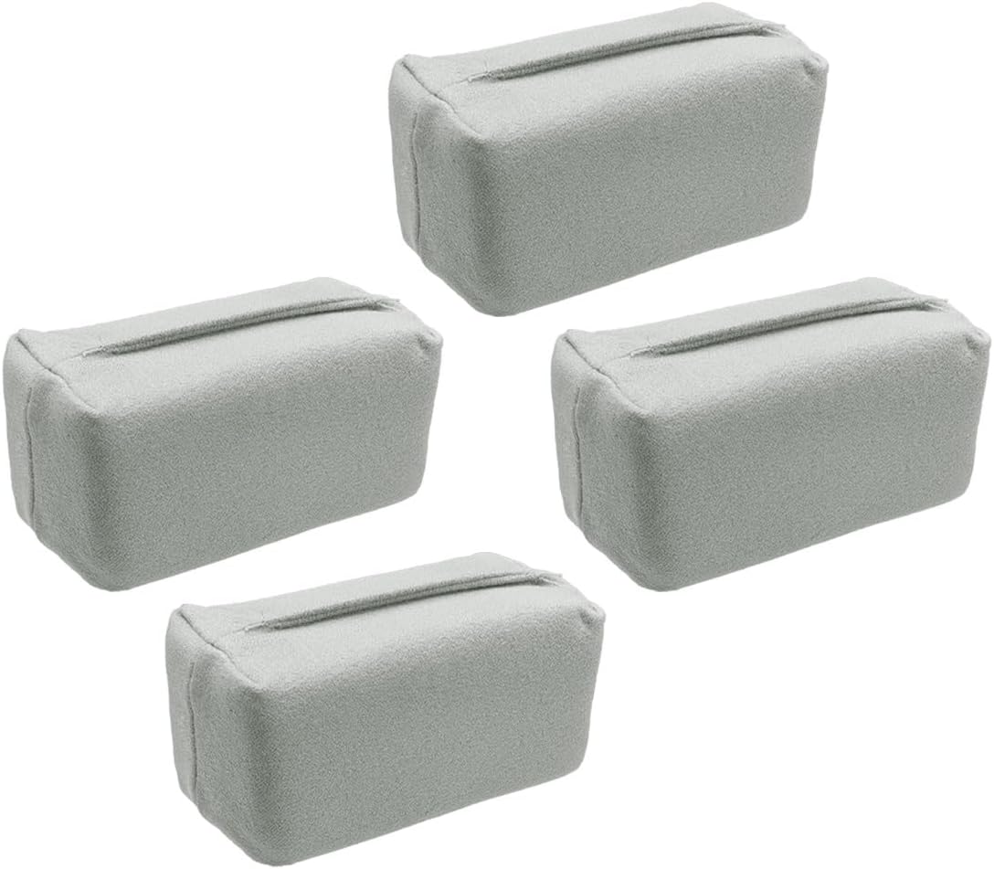 Suede Microfiber Applicator Pad, Ceramic Coating Sponge Pad, Multi-Purpose Car Detailing Sponge Applicator for Applying Wax, Sealants, Ceramic Spray Coating and Other Conditioners (4PCS)
