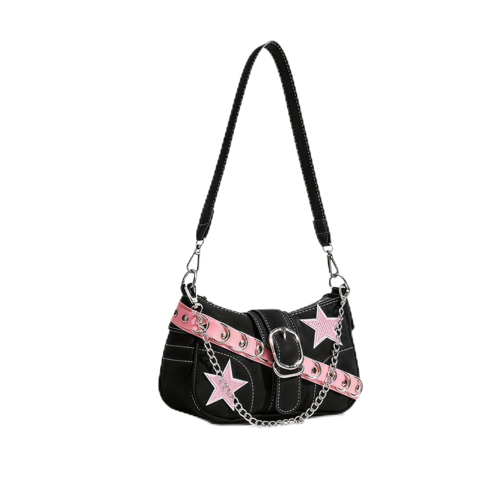 Torba Y2K Shoujo Girl Shoujo Y2K Torba Vintage Miękka Torba Na Ramię, Stylowa Lekka Praktyczna Dla Kobiet, Codzienna Praca Podróże Biuro, Impreza Randki Prezenty na zakupy