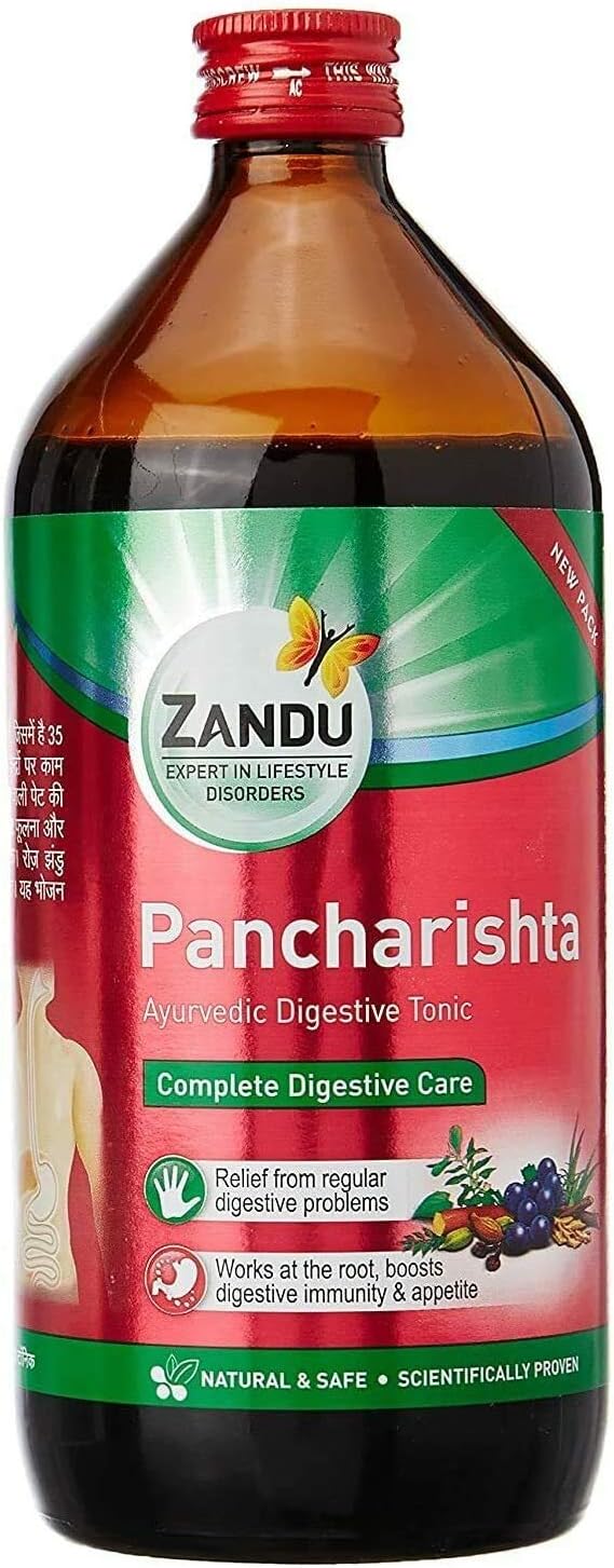 Golden Drops Ayurvedic Digestive Health Tonic Zandu Pancharishta 450 ml Pack of 2