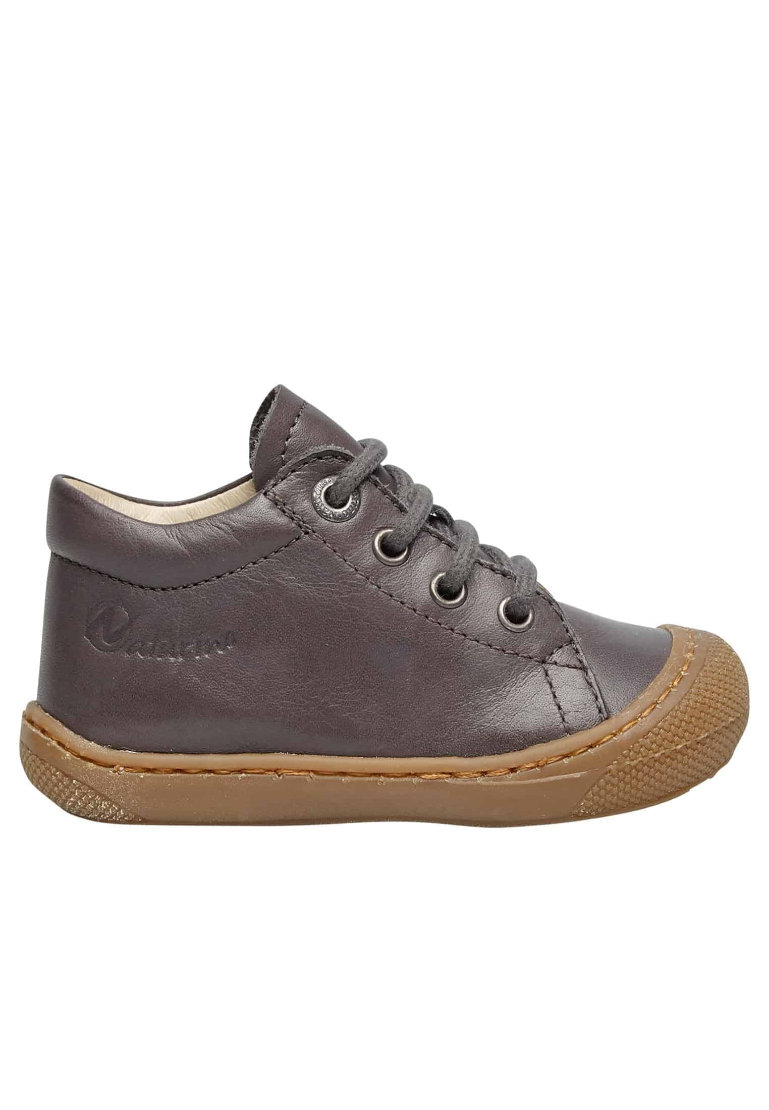 Naturino Cocoon-Zapatos de Piel para Primeros Pasos, Gris 21