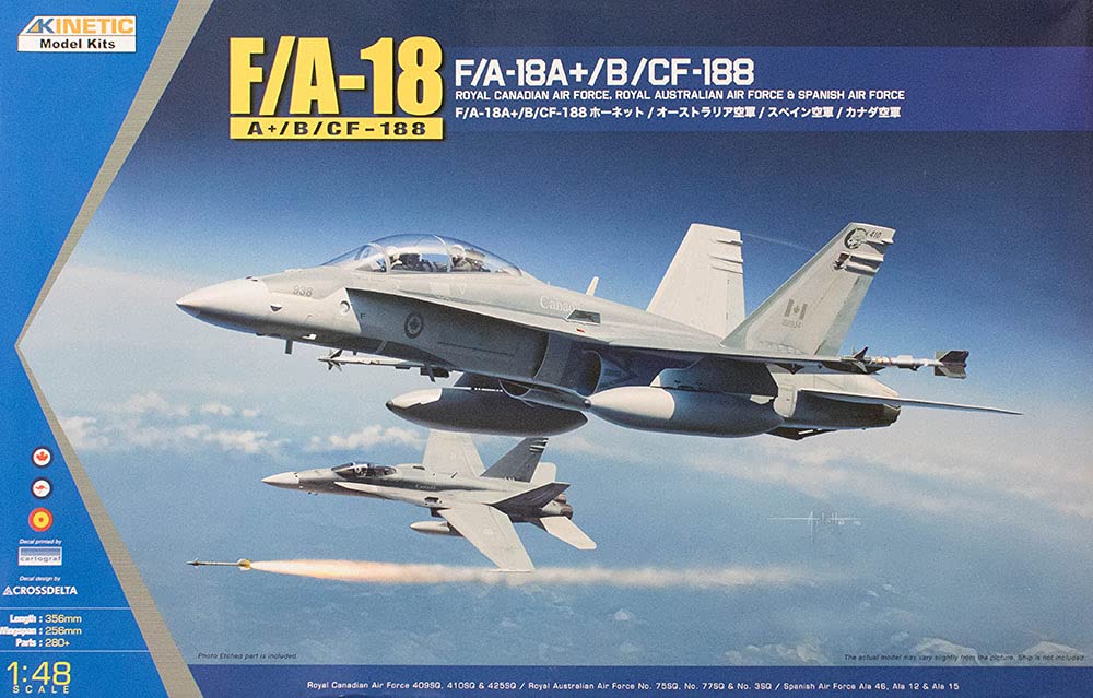 (未使用･未開封品)　キネティック 1/48 エアクラフト オーストラリア空軍 スペイン空軍 カナダ空軍 F/A-18Aプラス/B/CF-188 ホーネット プラモデル K48030 qdkdu57 Amazon | キネティック 1/48 エアクラフト オーストラリア空軍