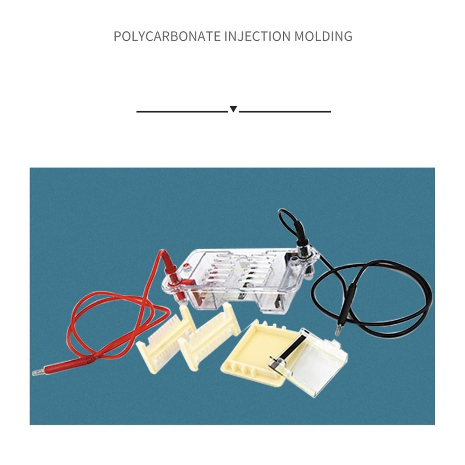 Elektrophorese Geraet, DYCP-31BN Agarose Horizontaler Elektrophorese-Instrument Labor Biomolekularer Test-Elektrophorese-Tank
