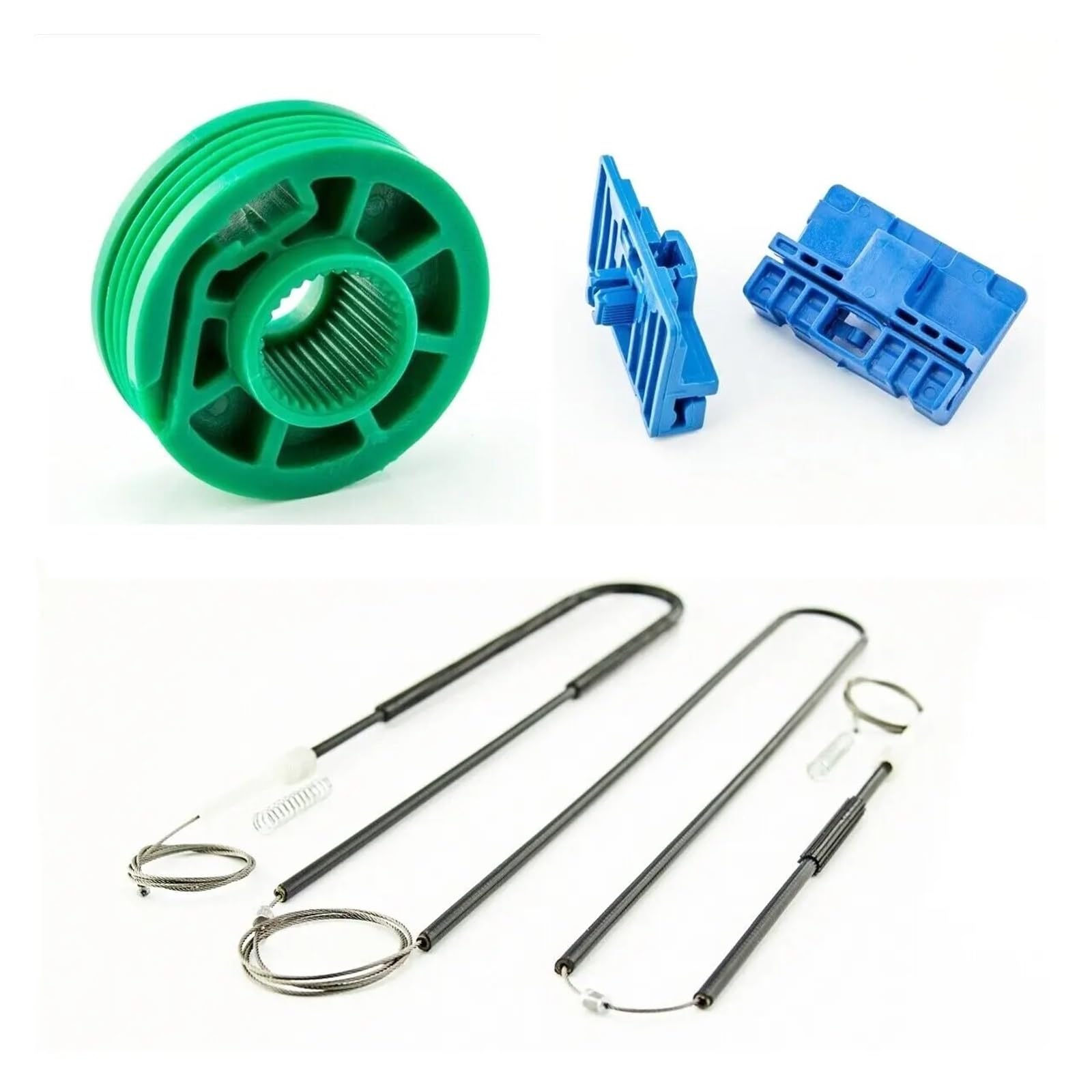 Sauanmnktp Front Right Window Winder Repair Kit For A3 8L 2002-2010 Window Regulator Repair Kit