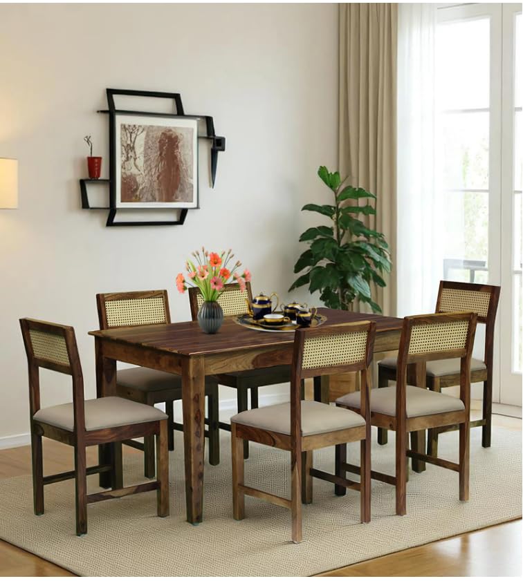 Breese 6 Rattan Seater Dining Set for Home