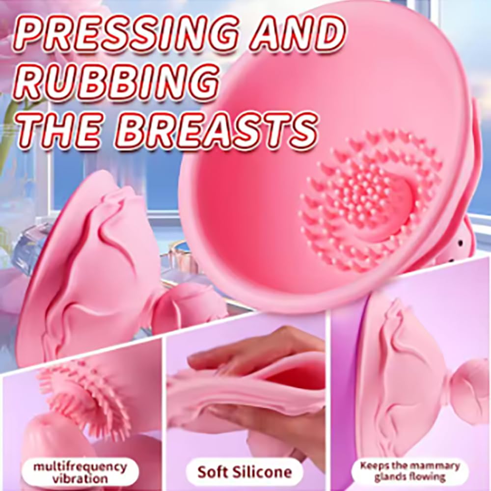 1 Paar Nippel Vibrator Silikon Nippelsauger Massagegerät mit 10 Vibrationsmodi Brustwarzen Saugen Stimulator für Die Frau Paare Vibratorensets Masturbation Sex Spielzeug