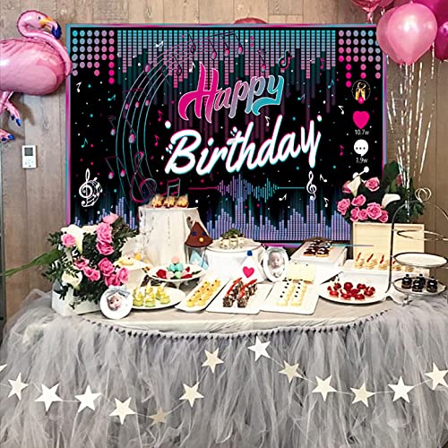 Music Theme Birthday Backdrop | IN MY BIRTHDAY ERA Banner For Girls | Photo Booth Background For Parties, Baby Showers & Celebrations | 71x45 Inch - View #10