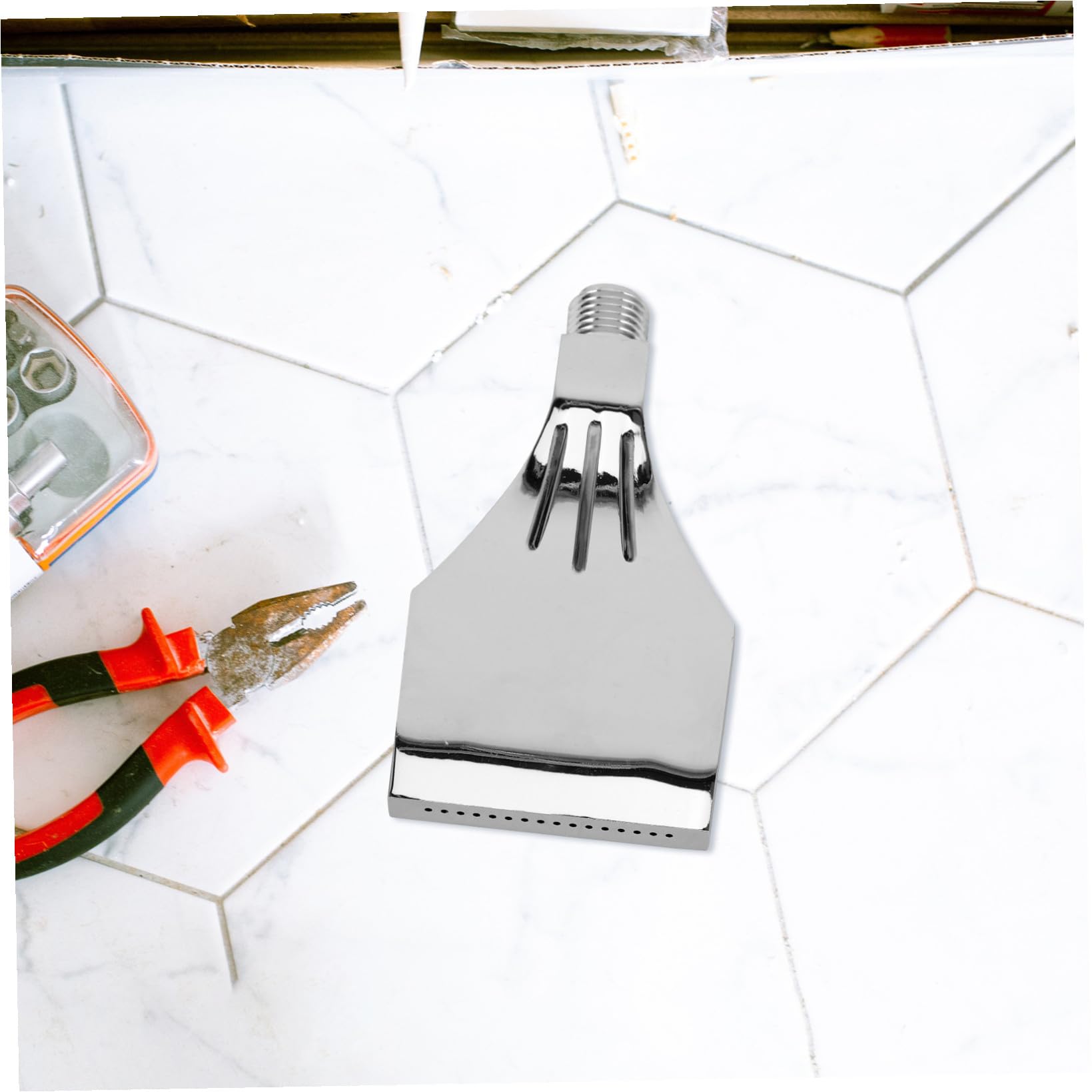 VANZACK 4 Pezzi Ugello del ventilatore in lega di alluminio ugello del soffiatore del compressore d'aria compressore aria accessorio asciugatrice orifizio dell'aria piatto