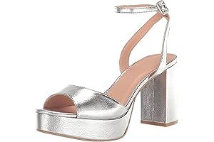 Theresa Strappy Metallic Heeled Sandal
