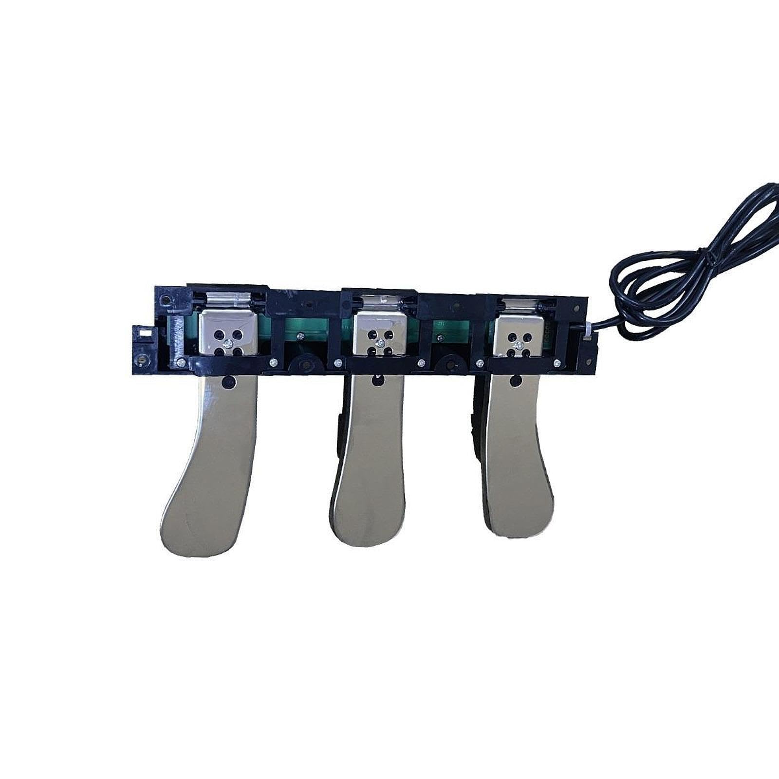 Amagogo Pédalier 3 étapes, Accessoire pour Instrument de Musique, 25,4 X 15 Cm, Pédale de Sustain pour Débutants Professionnels