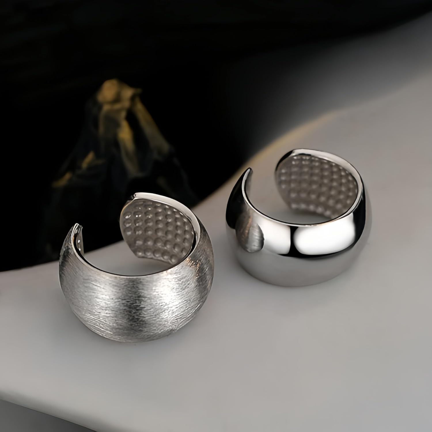 JO WISDOM Cuff Earrings 925 Sterling Silver Ear Cuff Earrings Non-Piercing Clip On Earrings Cartilage Cuff Earrings Conch Wrap Ear Cuffs Fine Jewelry for Women