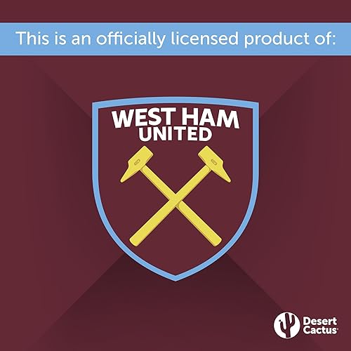 Miniatura 6 de Desert Cactus West Ham United FC - Calcomanía de vinilo de fútbol inglés, fútbol de la Premier League, botella de agua para laptop, álbum de