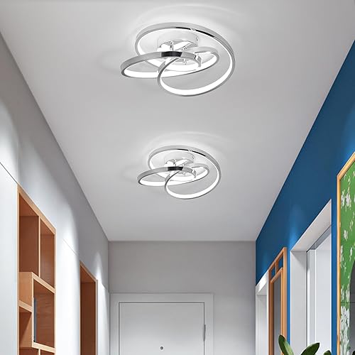 Miniatura 2 de Vloitgol Lámparas LED de techo, 36 W, lámpara de techo LED moderna de montaje empotrado, blanco frío de 6000 K, luces de techo para pasillo,