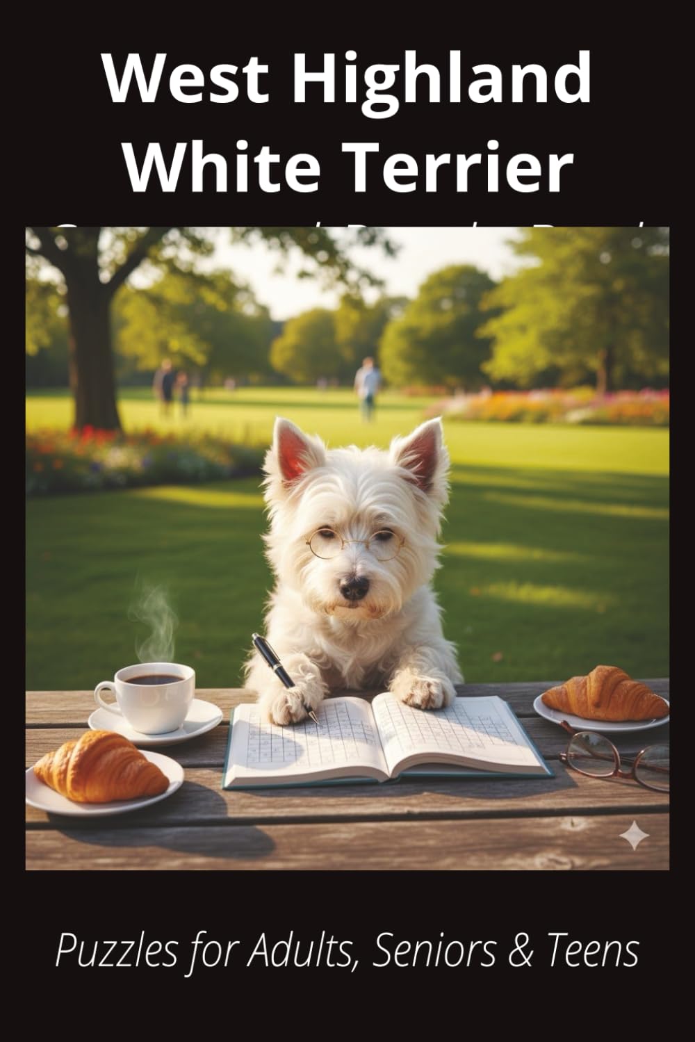 West Highland White Terrier Crossword Puzzle Book: Crossword Puzzles with Easy-to-Read Print About West Highland White Terrier, Loyal Companions, ... for Pet Lovers, Vacations, and Relaxing Mome