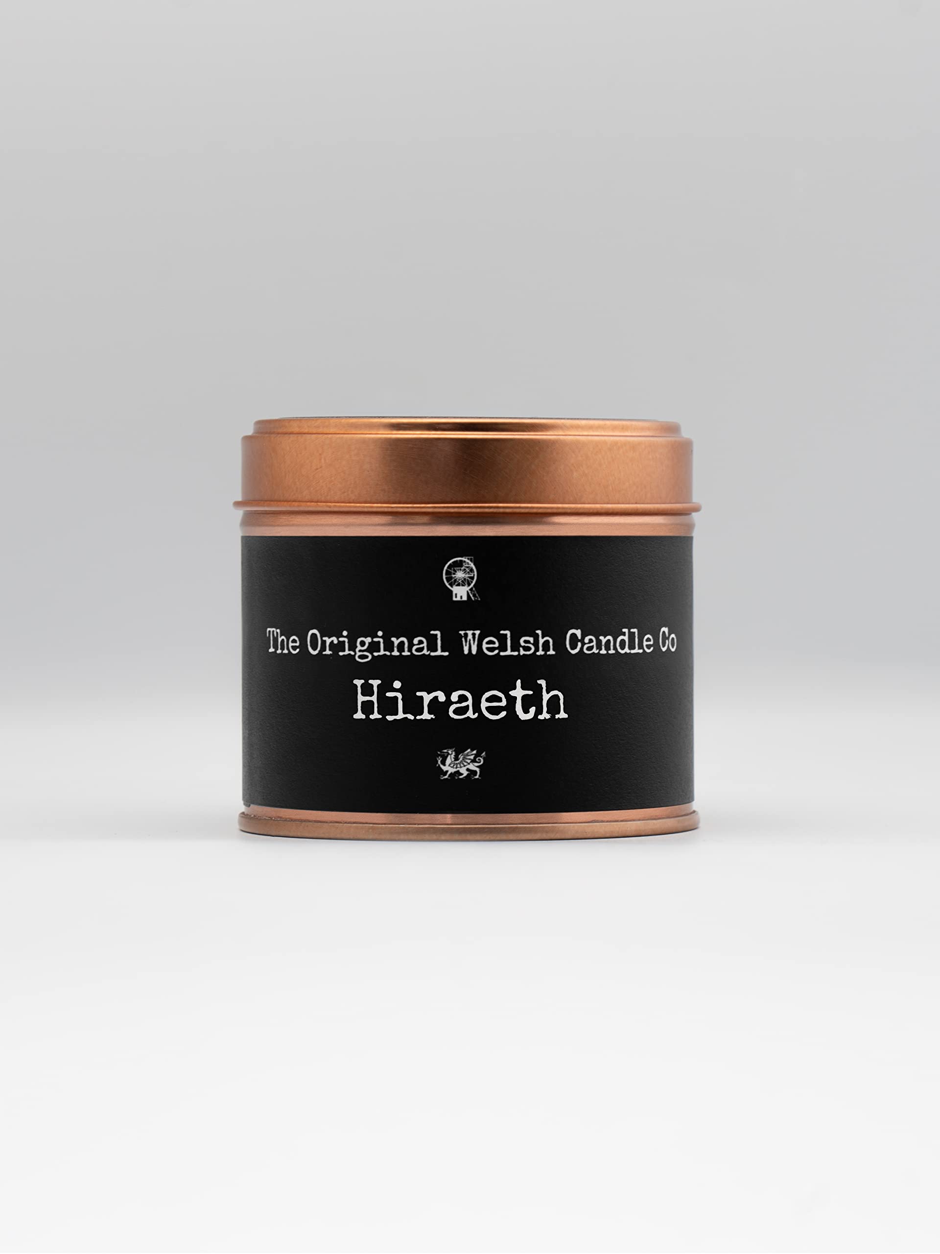 The Original Welsh Candle Co. Hiraeth Welsh Soy Candle. Scented candle burn time 40 hours, Handmade. Perfect Welsh Gift