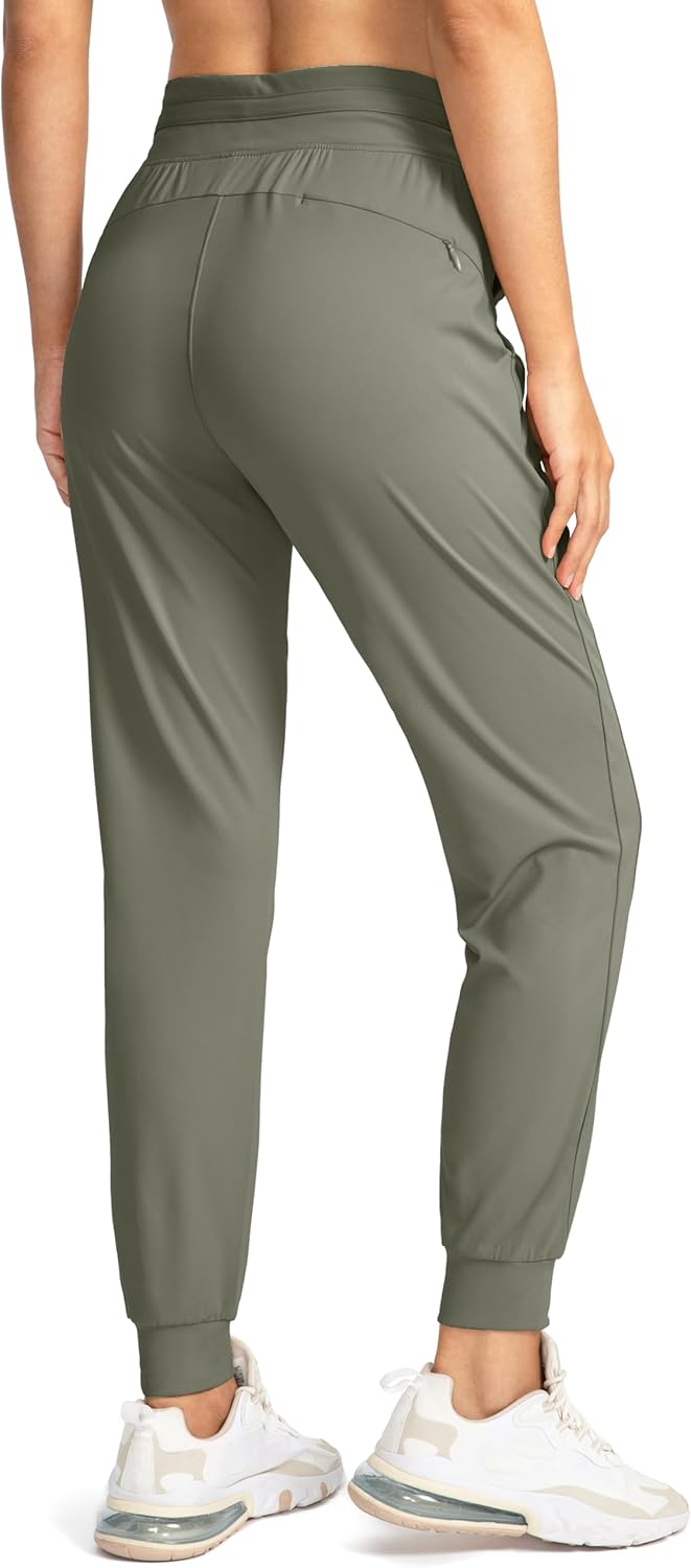 G Gradual Women's Joggers Pants with Zipper Pockets High Waisted Athletic Tapered Sweatpants for Women Workout Lounge - Image 4