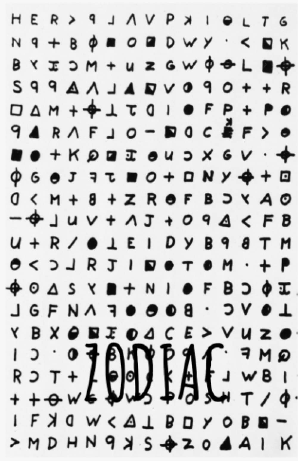 Zodiac Killer Notebook: Zodiac Killer Cypher Blank Notebook Journal