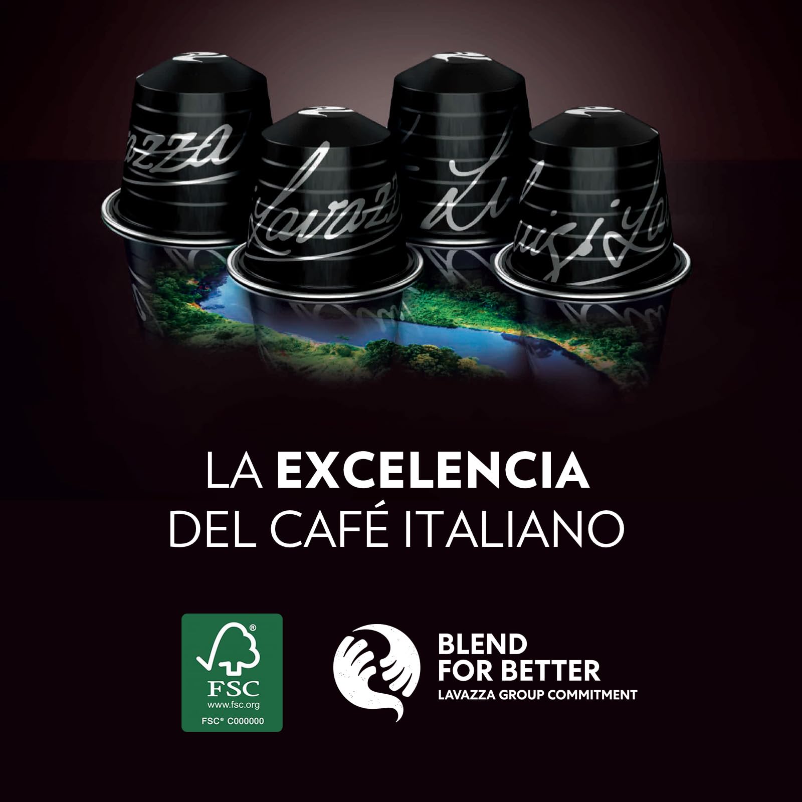 Lavazza, Espresso Maestro Classico, 100 Cápsulas de Café Compatibles con Máquinas Nespresso* Original, Notas de Cereales y Galletas, 100% Arábica, Intensidad 9, Tueste Medio-Oscuro, Amazon Exclusive | Intensidad 9 - 100% Arabica - Notas de cereales y gall