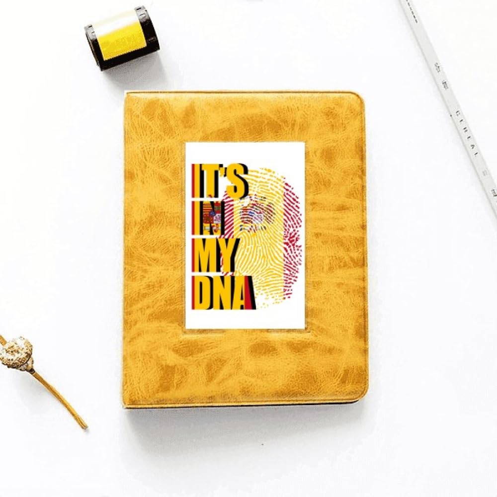 no/no Spanish Flag Fingerprint Gene Photo Album Family Wedding Picture 4x6