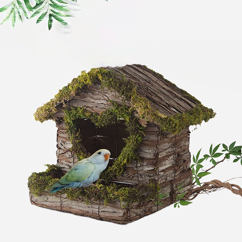 Jaulas de pájaros de Arte Retro, Casas Rurales, portadores de pájaros, casa para pájaros Natural, Jaula Ligera para pájaros, Jaula de Vuelo para pájaros y Mascotas para Exteriores