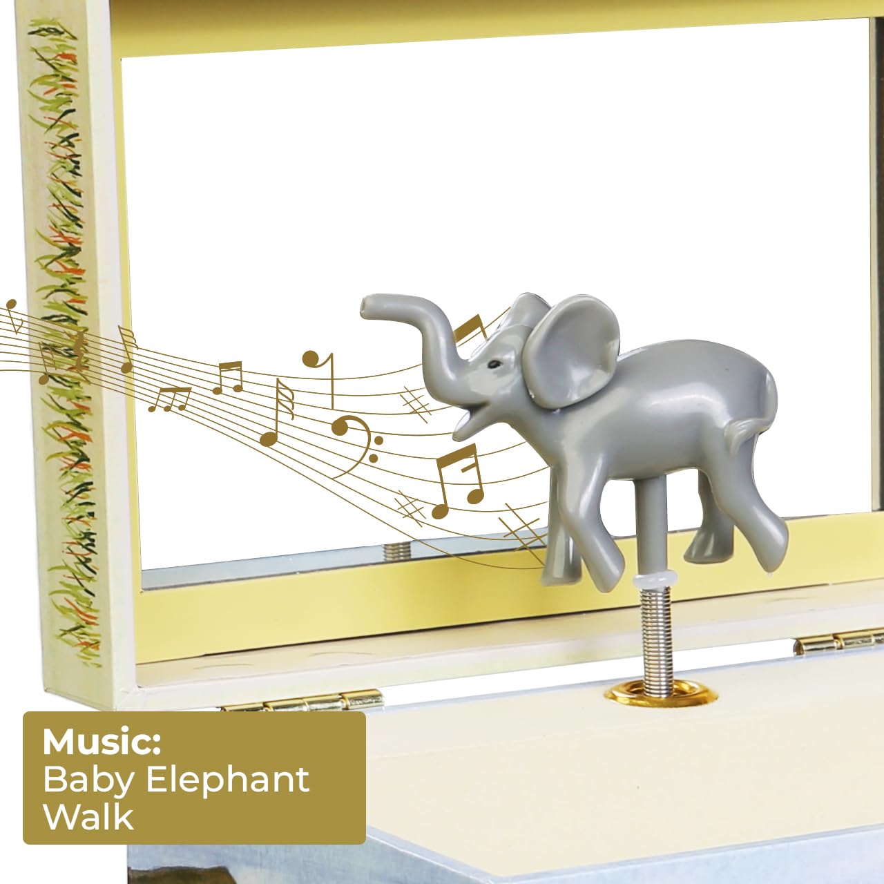 Amazon.com: Enchantmints Savanna Musical Jewelry Box Elephant