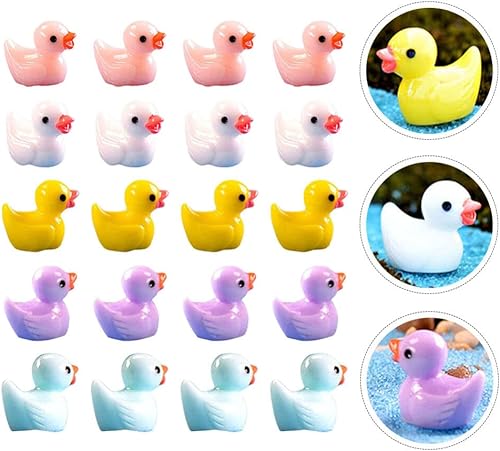 Miniatura 8 de Mini resina 60 piezas de pequeñas figuras en miniatura, accesorios de jardín de hadas, animales en miniatura, resina pequeña, casa de muñecas en