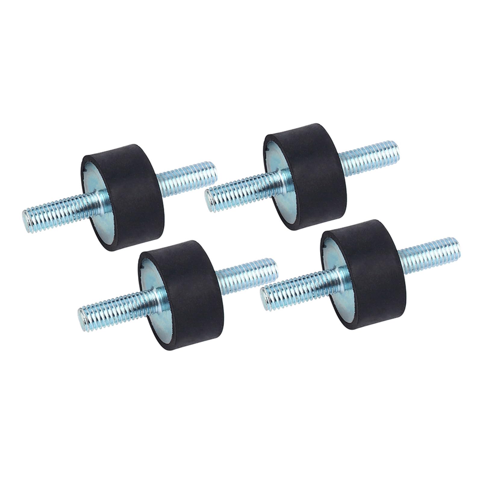 vibration rubber mounts, 4Pcs Anti Vibration Rubber Mount Shock Damper Air Compressor Pump Silentblock Shock Absorber with Screws M8 30 * 15