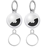 Stouchi Holder Key Ring for Air Tag, Aluminium Invisible Slim Keychain Case for Air Tag 2nd Gen (2026) & 1st Gen Items Finder Cases iPhone, Dogs, Keys, Backpacks