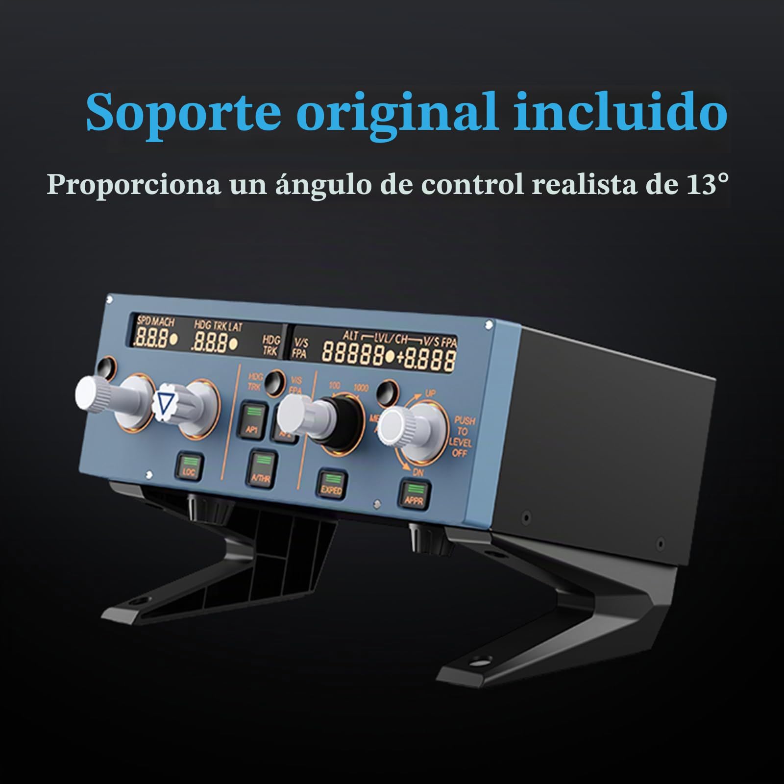 A320FCU Cube Simulador de vuelo Control de Vuelo Unidad Panel Piloto Simulador de Juego Plug and Play Real Aircraft Feel