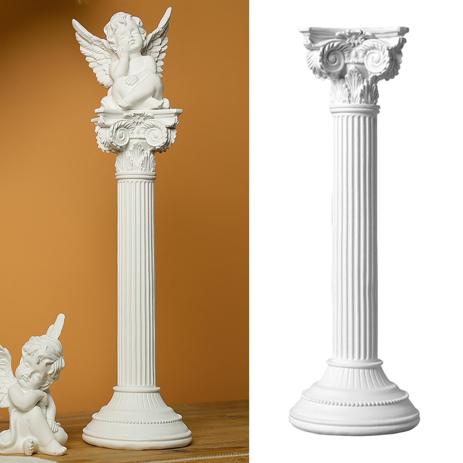 Foro Romano ローマの柱の陶器置物 Amazon.co.jp: Folpus ローマの柱の彫像の置物、ギリシャの柱
