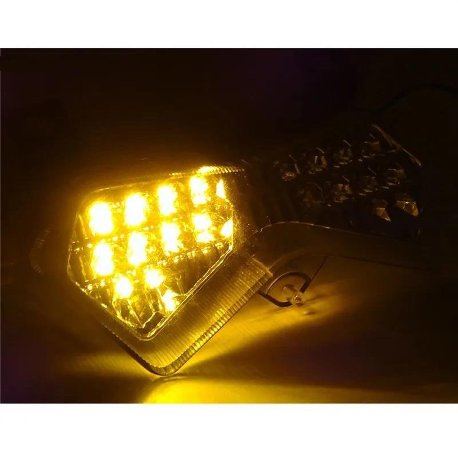 Feu Stop Clignotants De Moto Feu Arrière Intégré Clignotant Lampe pour K&awasaki pour Ninja ZX6R ZX-6R ZX6RR Z750S 2003 2004 Clignotants(Clair)