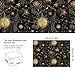 Dtiafu Galaxy Wrapping Paper 6 Style Space Moon Stars Suns Celestial Art Paper for Men Women Kids Birthday Wedding Baby Shower, 20 X 28 Inch, Folded Flat (6 Sheet)