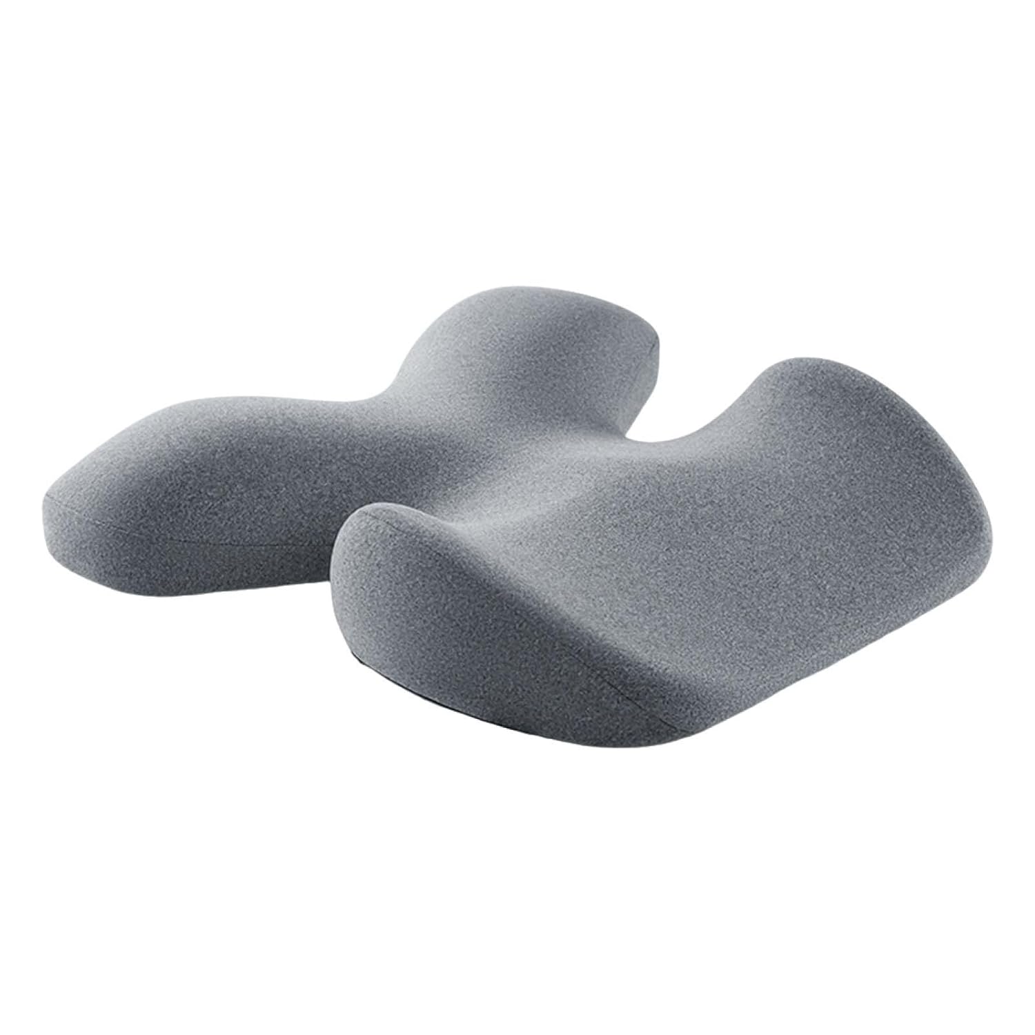 Memory Foam Massage Chest Cushion with Neck Support Pillow for Beauty Salon 15.75x19.69x1.97inch Ergonomic Prone Position Support- Grey
