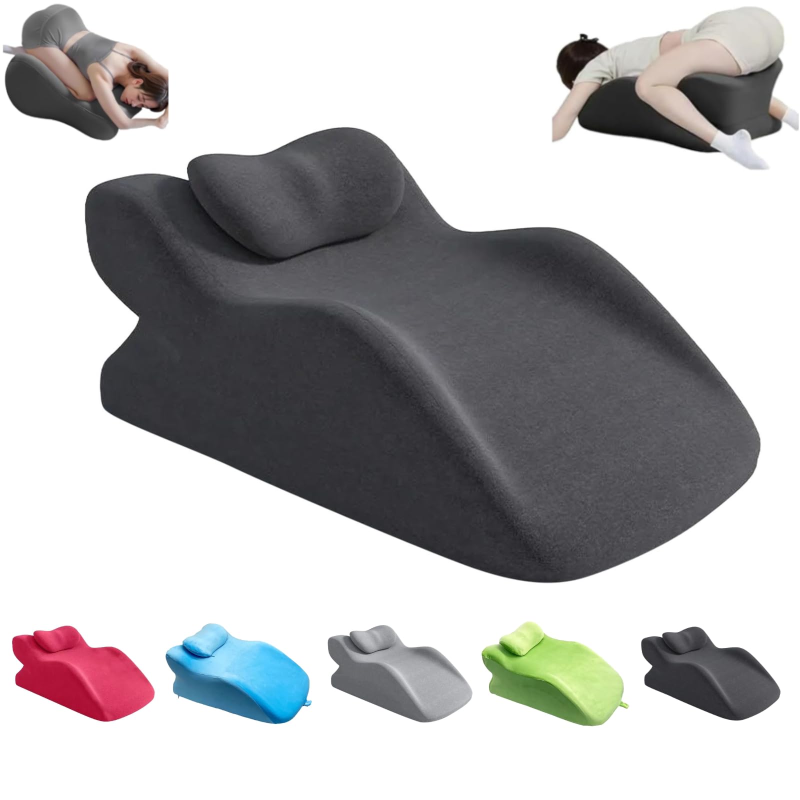 Coussin sexuel pour couples - Coussin cale doux - Avec fonction de soutien - En mousse à mémoire de forme - Coussin lombaire - Soutien ergonomique de la posture pour la colonne vertébrale - Position