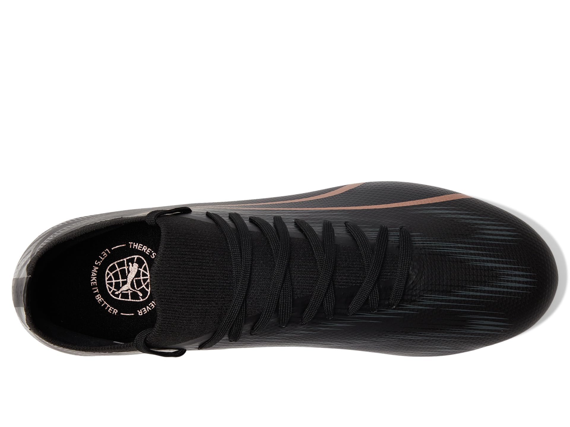 PUMA Ultra Match Firm Ground/Artificial Ground Puma Black/Copper Rose 8 D (M)