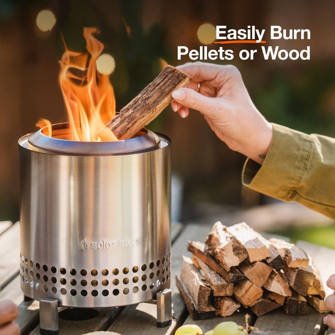 Amazon.com : Solo Stove Mesa XL Mulberry Bundle | Tabletop Fire