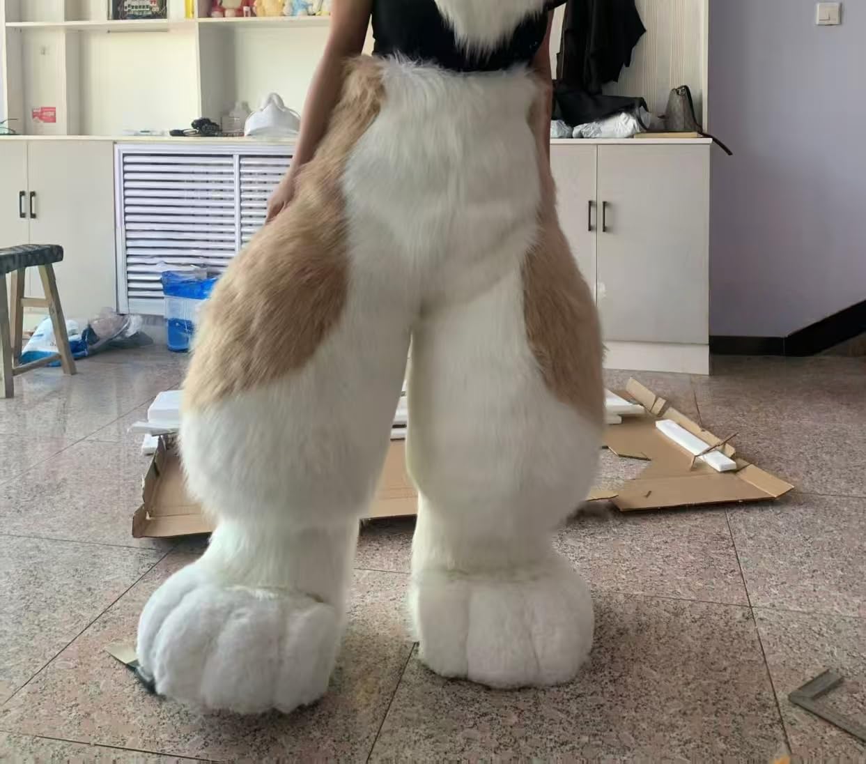 Furry Fursuit Nogi i Body - Kostium na imprezy Cosplay, konwencje futrzane i maskarady