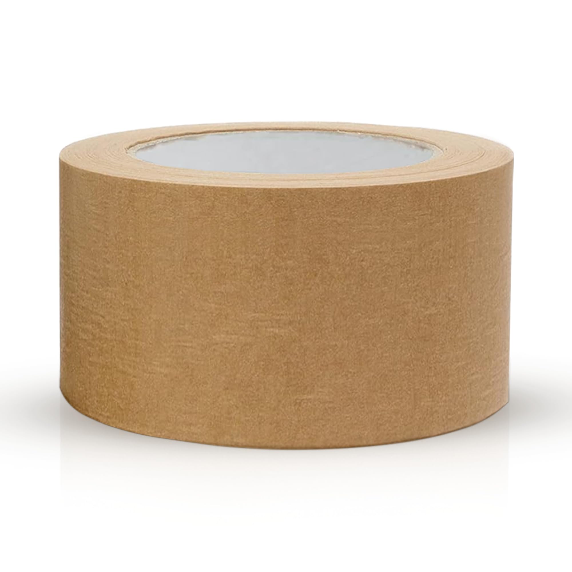 Simplz Heavy Duty Wide Kraft Paper Tape 75mm x 50m, 1 Roll | Brown Self Adhesive Paper Packing Tape for Large Boxes, Cartons, Parcels & Shipping