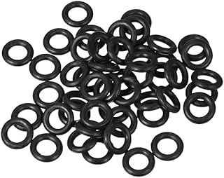 uxcell Nitrile Rubber O-Rings 10mm OD 5.6mm ID 2.2mm Width, Metric Sealing Gasket for Automotive Machine Plumbing, Pack of 50